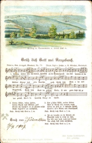 Lied günther anton - ak,