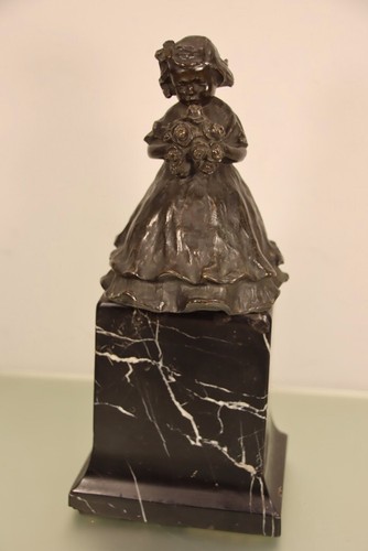 Reizende antike bronze figur - reizende,