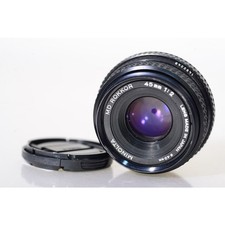 Minolta MD 45mm 1:2 Standardobjektiv - 2,0/45 Standard Lens - Wie NEU