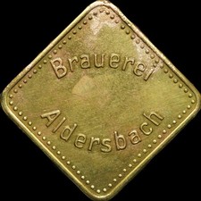 BIERMARKE: Messing-Klippe