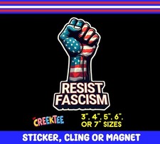 Resist Fascism Bumper Sticker