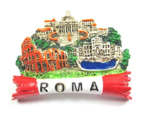 Rom magnet poly souvenir - rom,