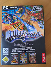 Roller Coaster Tycoon 3, PC, 2004 - Deluxe Edition guter Zustand, schönes Boxset