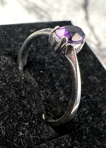 Silberring 835 mit amethyst - silberring,