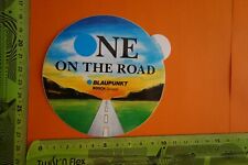 Alter Aufkleber HiFi AutoRadio Cassette BLAUPUNKT Bosch Gruppe NE ON THE ROAD