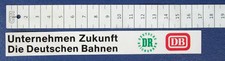 Aufkleber DB DR Unternehmen Zukunft ca. 17x2 cm  å