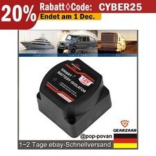 BSR 12V Vollautomatisches Batterie Trennrelais 140A VSR Laderelais KFZ Camper