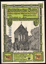 Notgeld Soldin 1921, 2 Mark