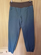 Kletterhose v. EDELRID XL in Denimblau mit elast. Jerseybund