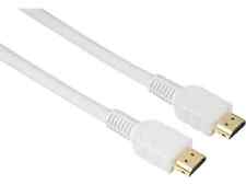 Hama HDMI-Kabel, (Weiss), 5m, vergoldet, mit Ethernet, 4K, 00082981
