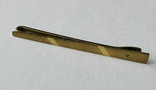 Krawatenklammer 333 gelb gold - krawatenklammer,