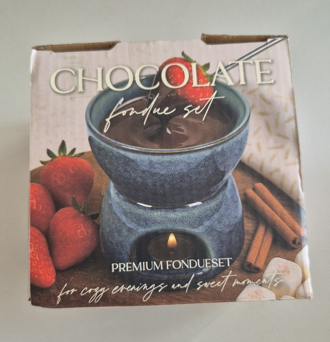 Schokoladen fondue set - schokoladen-fondue-set, keramik