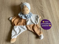 Sterntaler Schmusetuch Schnuffeltuch Harlekin Clown beige/braun/hellblau RAR