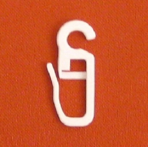 Gardinenhaken weiß öse 6mm - weiß,
