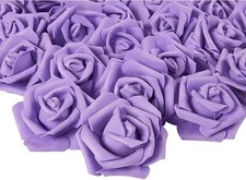 DIYKünstliche Lila Blumenköpfe Blütenköpfe Blumen Rosenköpfe Hochzeit Party Deko