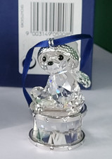 SWAROVSKI 905208 Kris Bär Bear Weihnachten 2007 Auf Trommel Sitting on Drum OVP