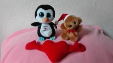 Plüschtiere, Teddy, Herz, Pinguin