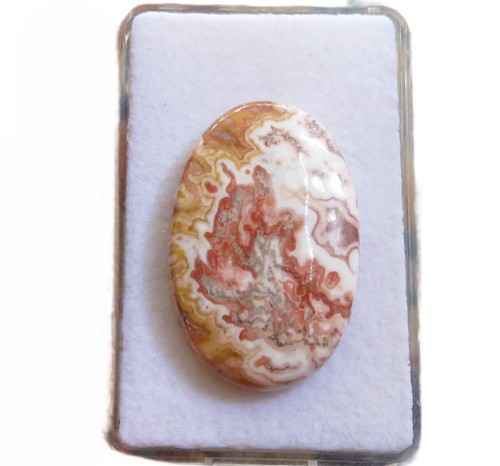 Rosita jaspis cabochon 8x22 - cabochon, 33,8x22