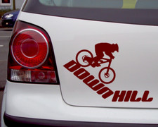Autoaufkleber Downhill Mountain Bike Aufkleber 25 Farben Autosticker Sticker