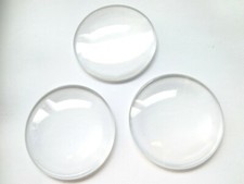 20 Glas Cabochons 50mm klar