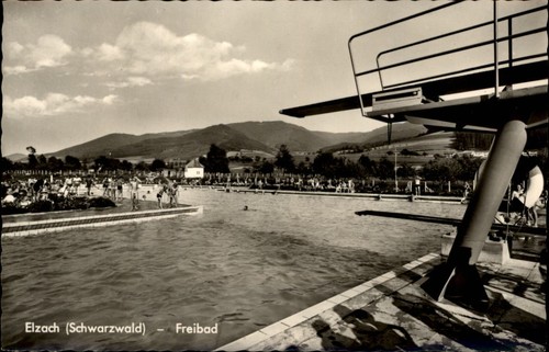 Elzach schwarzwald postkarte - schwarzwald,