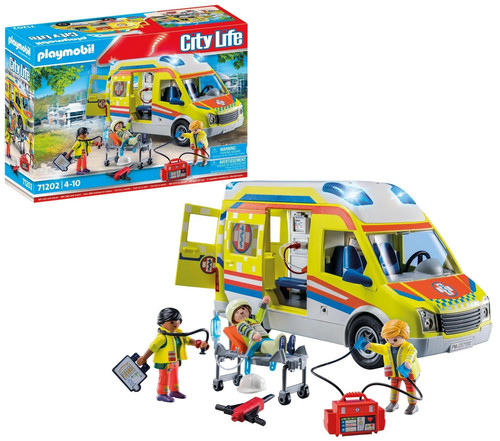 Playmobil 71202 krankenwagen - playmobil,