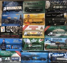 15 verschiedene LKW Werbemodelle OVP