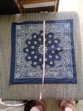 Halstuch 52x52cm Blau