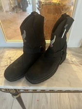Harley Davidson Stiefel Gr  45 Boots Schwarz Bikerboots Neu Np 245 Euro