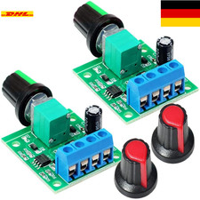 Gebildet 2pcs PWM Niederspannungs-Motordrehzahlregler DC 1.8V 3V 5V 6V 12V 2A...