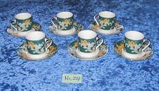 6 Espresso - Mocca Tassen / Nr.24