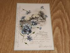 #C AMP 120 alte Ansichtskarte Postkarte Blume Wiernsheim ? 9.6.04 1904 Tübingen