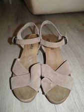 Softclox Wildlederschuhe Beige