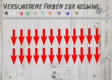 24 Aufkleber Pfeile Auto