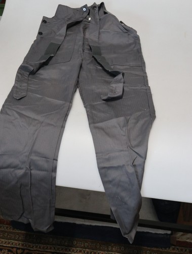 Thw latzhose grau 100 - latzhose, grau,