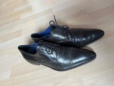 Braune italienische Herren Business Schuhe im Stiletto-Stil in Gr. 42