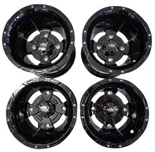 Alu-Felgen schwarz/schwarz