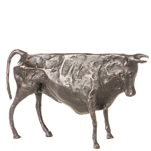 Bronze skulptur stier - skulptur,
