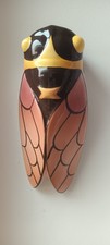 Wandvase zikade les faiences - les,
