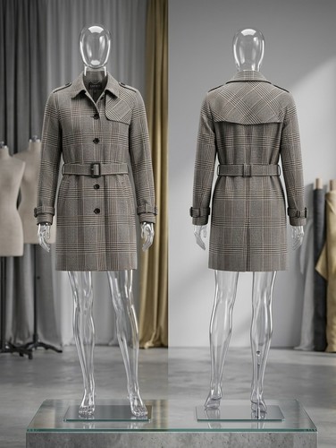 Klassischer esprit trenchcoat - klassischer,