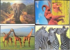 3D Ansichtskarte Elefant