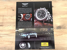 BREITLING BENTLEY MOTORS RAHMENBAR WANDKUNST UHR WERBUNG SELTEN KLASSISCH