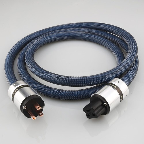 Hifi c19 netzkabel - ofc, silver
