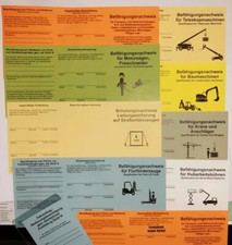 Fertiger Staplerschein Gabelstaplerschein Frontstapler Schubmaststapler Quersitz
