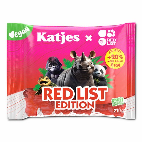Katjes red list - red,