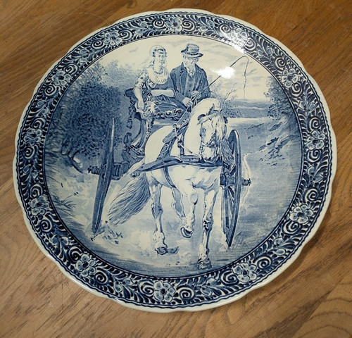 Großer delft wandteller cm - delft, 40