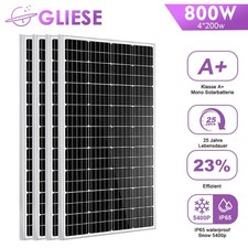 800W Solaranlage Komplettpaket