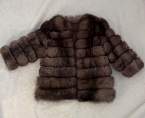 Echt pelz jacke - damen, braun