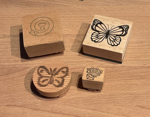 Holz stempel set - holz, set,