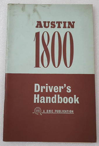 Austin 1800 owners manual - 1800,